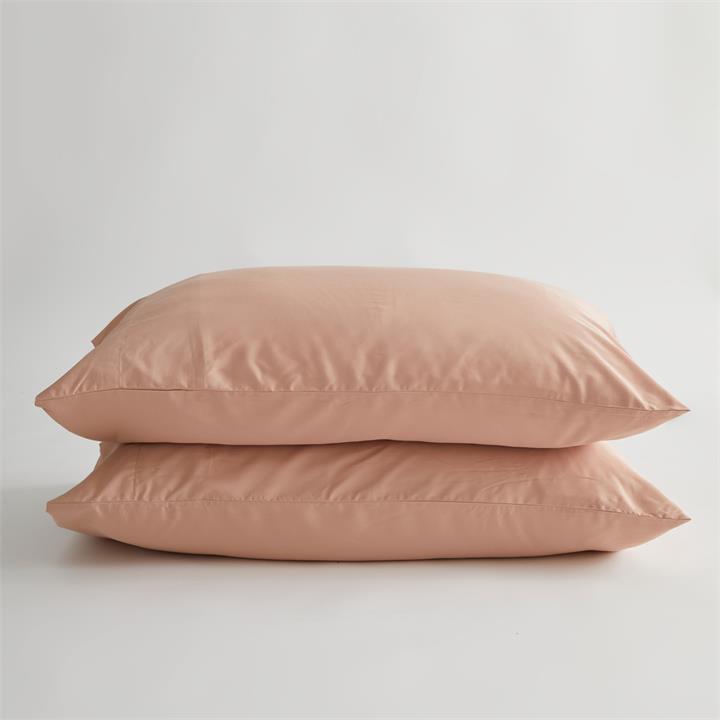KING Bamboo Pillowcase Set - CLAY I Love Linen