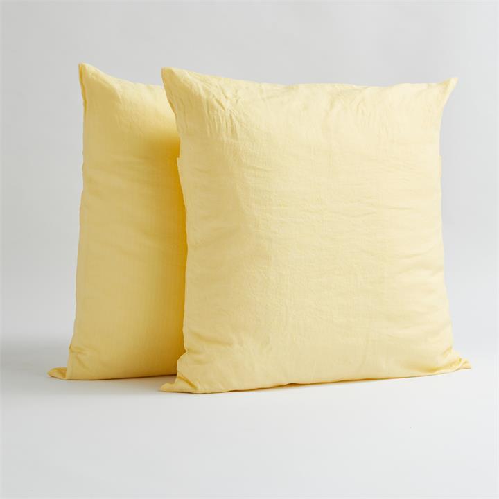 EURO French Linen Pillowcase Set (2) - DAISY I Love Linen