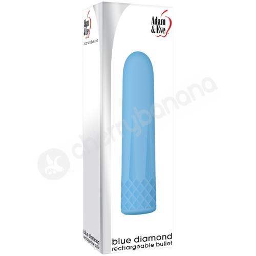 Adam &amp; Eve Blue Diamond Rechargeable Bullet Vibrator