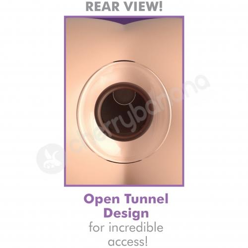 Anal Fantasy Elite Mega Anal Gaper Clear Glass Rear View Tunnel