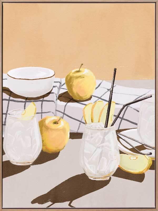 Apple Juice Canvas Art Print