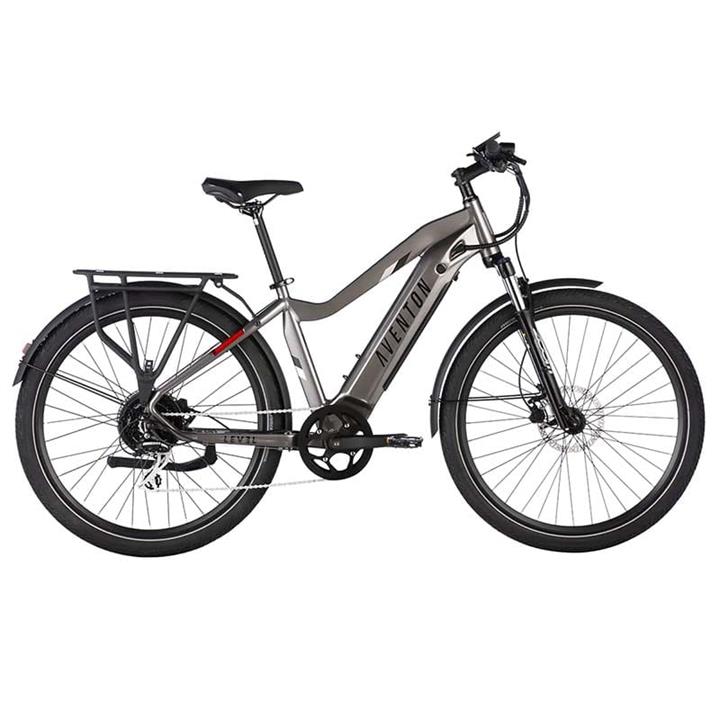 Aventon Level.2 Step Over Electric Bike, Large (Height: 180-195cm) / Clay