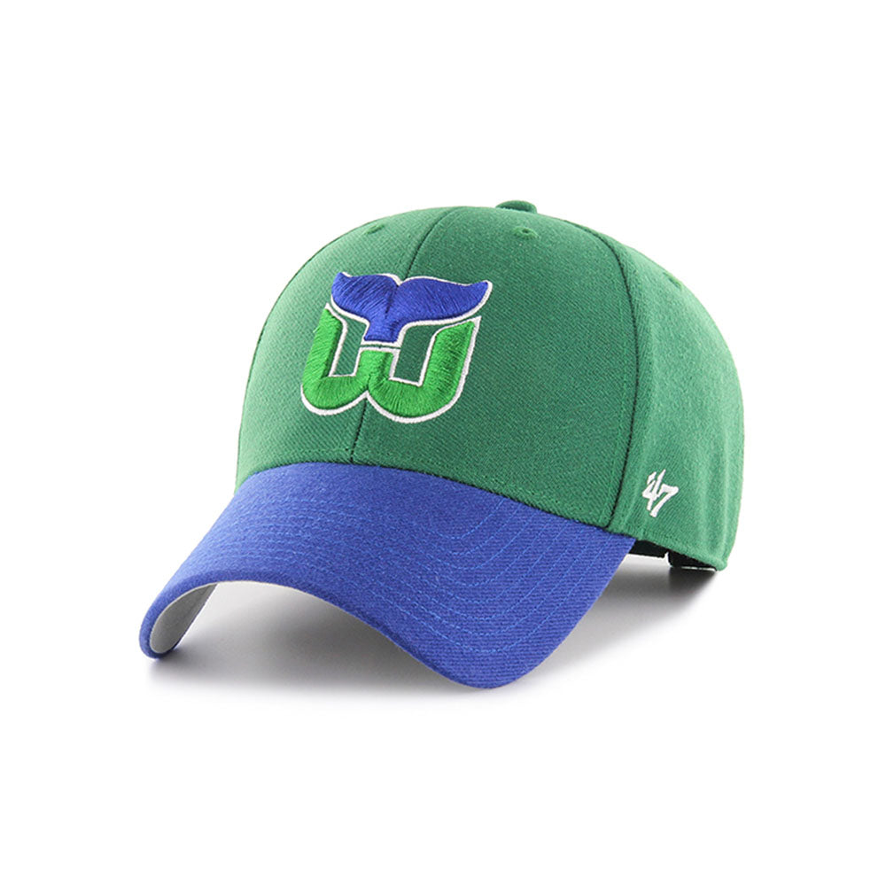 Hartford Whalers Vintage Kelly Green Two Tone 