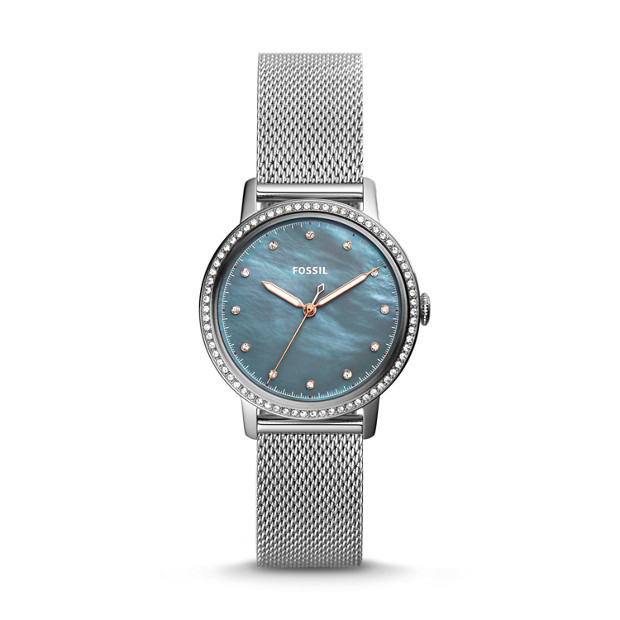 Fossil WOMEN Neely Three-Hand Stainless Steel Watch
