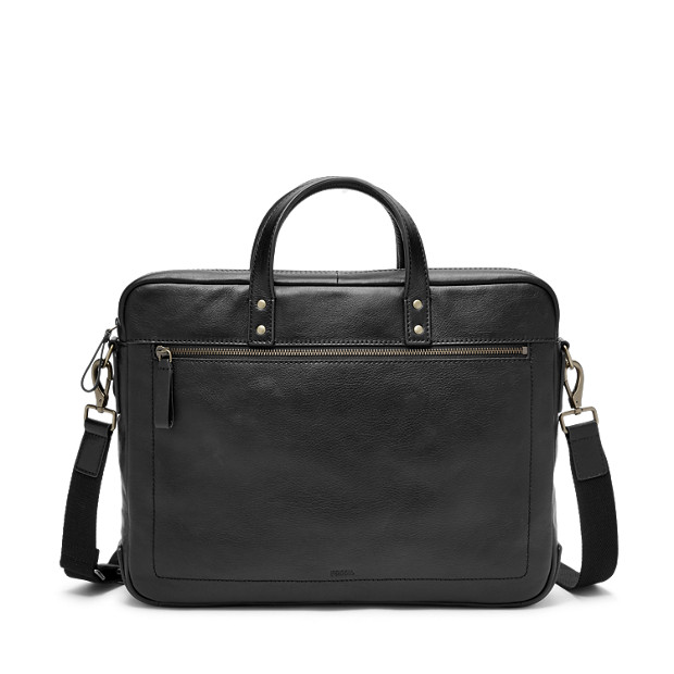 Fossil MEN Haskell Double Zip Briefcase