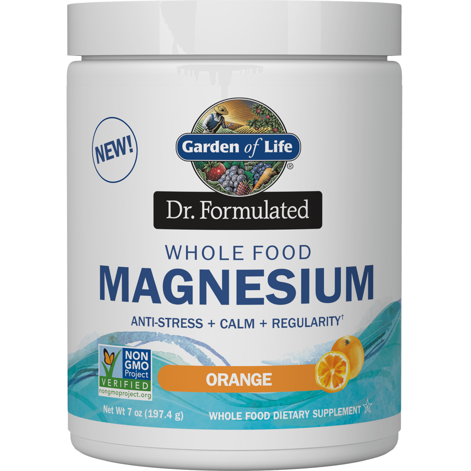 Garden of Life Dr. Formulated Whole Food Magnesium Tablets - Orange 197.4g