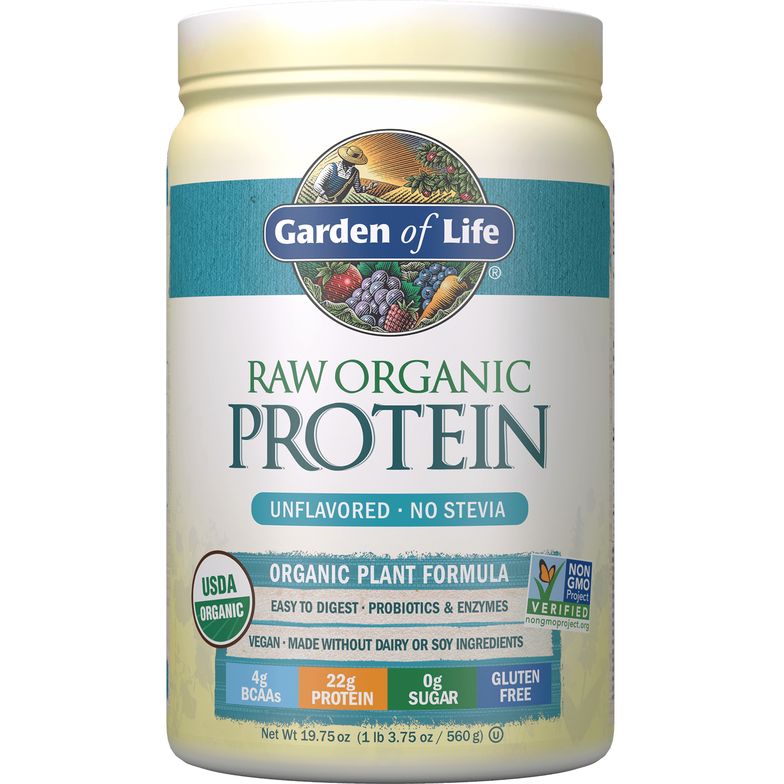 Garden of Life Raw Organic Protein - Unflavoured