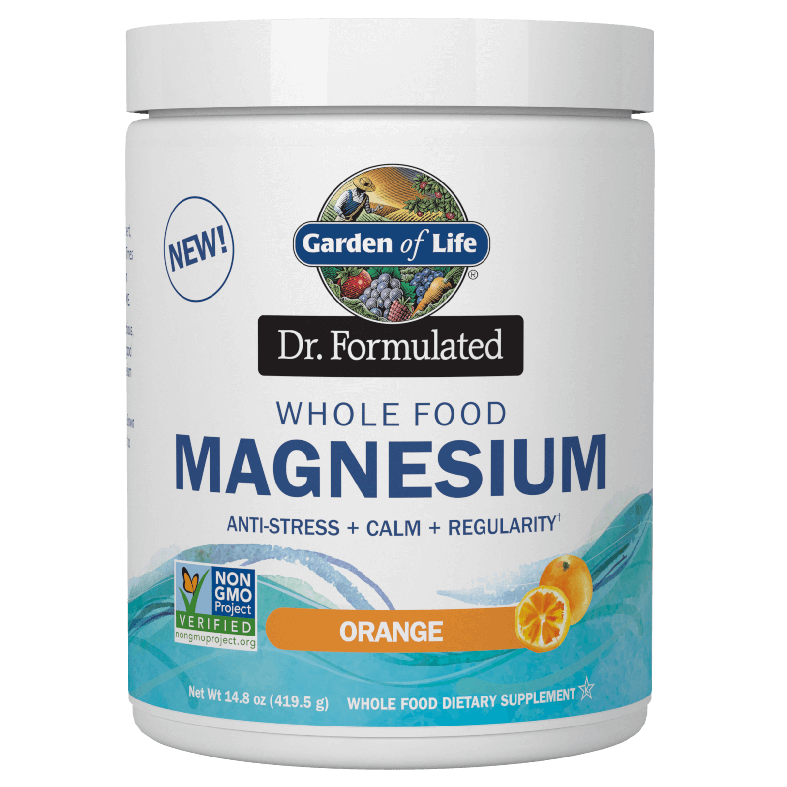 Garden of Life Magnesium Orange 419.5g Powder