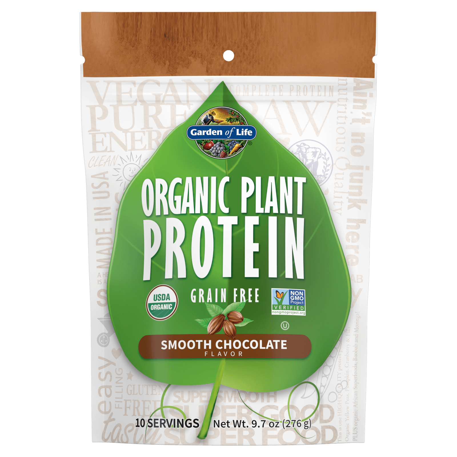 Garden of Life Organic Plant Protein Chocolate 276g Powder