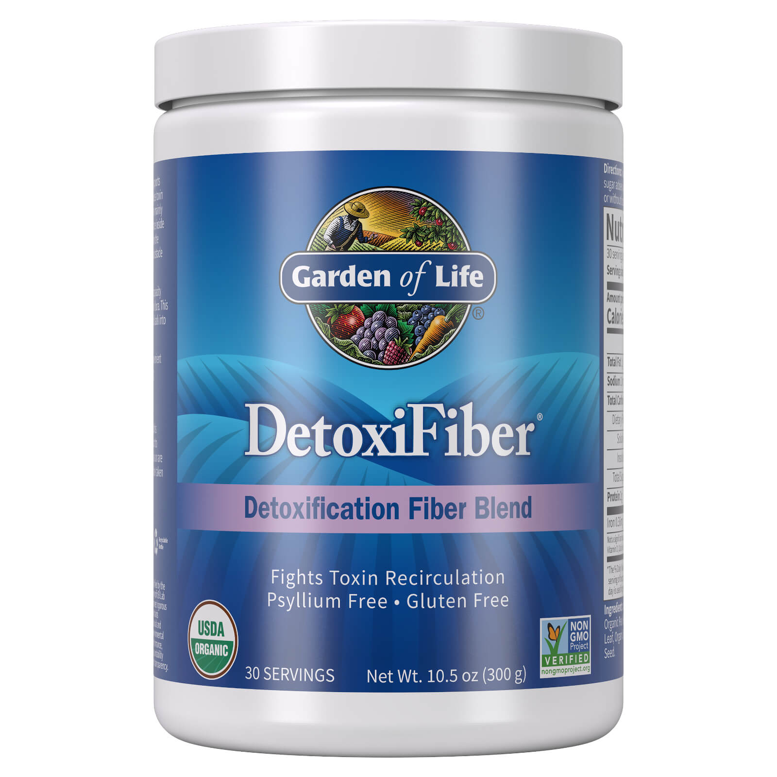 Garden of Life Organic Detoxifiber 300g Powder
