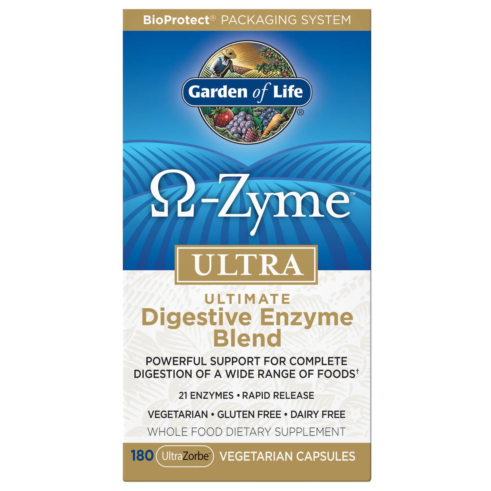 Garden of Life Omega-Zyme Ultra 180ct Capsules