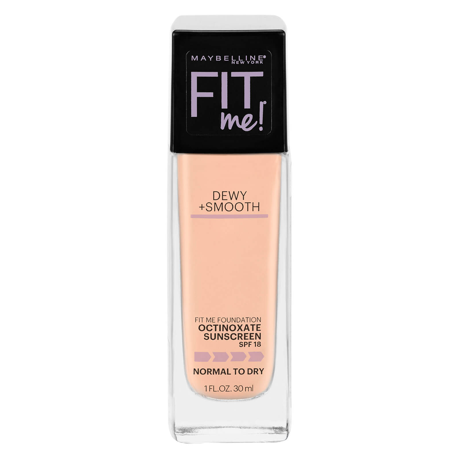 Maybelline Fit Me Dewy & Smooth Foundation 30ml (Various Shades) - 115 Ivory