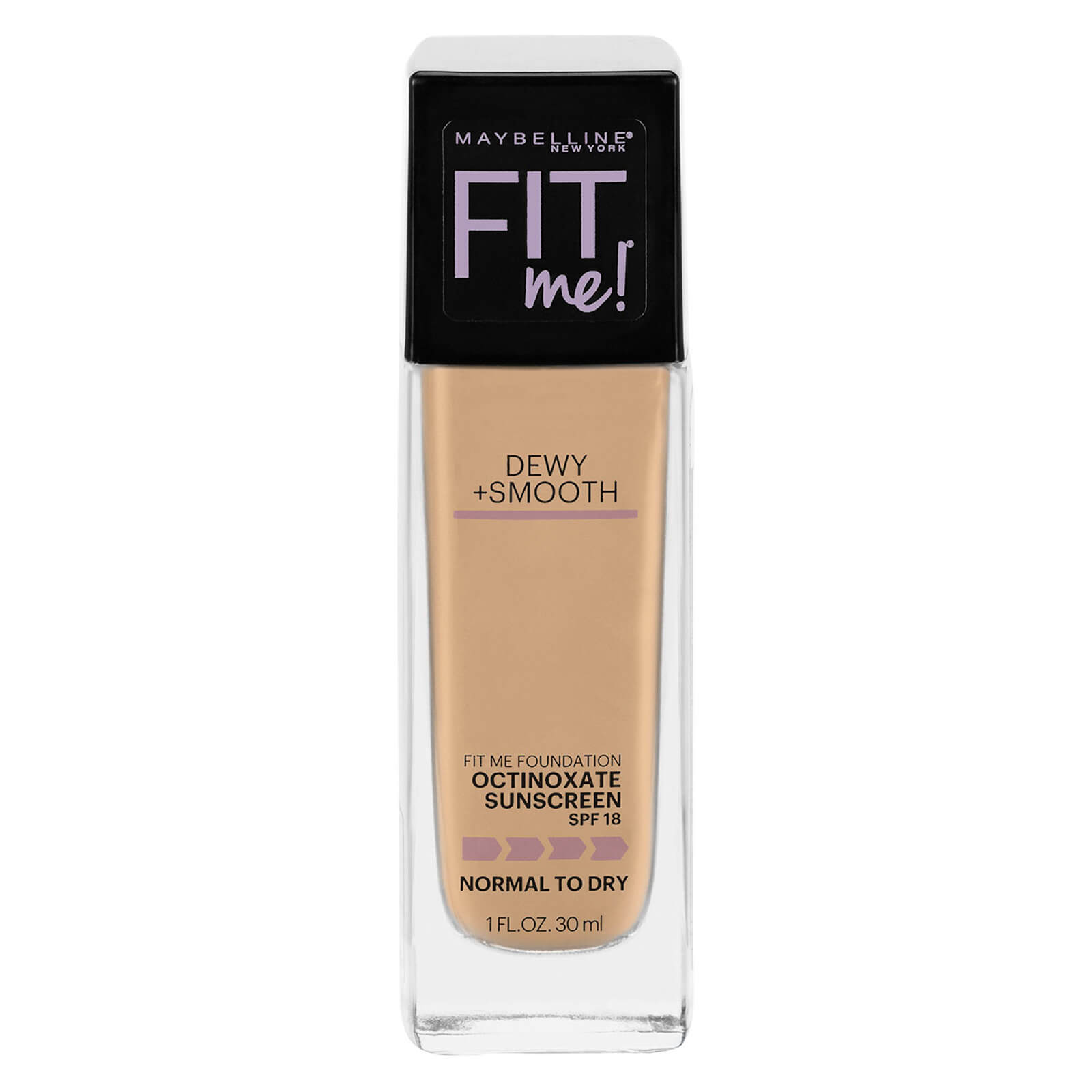 Maybelline Fit Me Dewy & Smooth Foundation 30ml (Various Shades) - 210 Sandy Beige