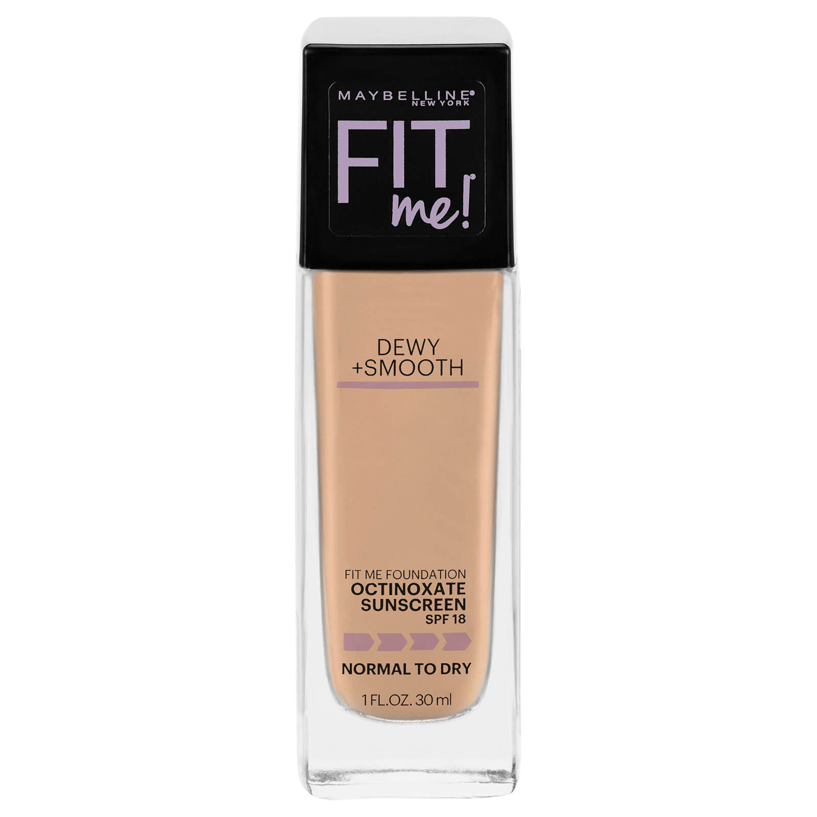 Maybelline Fit Me Dewy & Smooth Foundation 30ml (Various Shades) - 220 Natural Beige