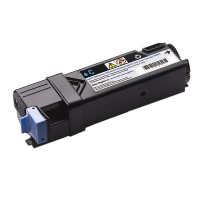 Dell - 2500-Page Cyan Toner Cartridge for 2150cn, 2150cdn, 2155cn, and 2155cdn Color Laser Printers