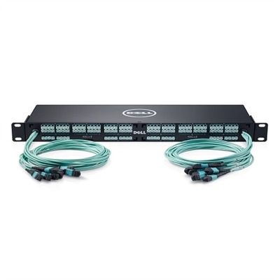 Dell Networking 64-port (16 x MTP64xLC) OM4 MMF Breakout Cable Management Kit, Customer Kit