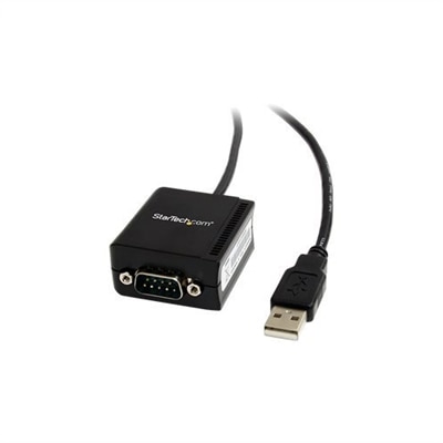 StarTech.com USB to Serial Adapter - 1 port - USB Powered - FTDI USB UART Chip - DB9 (9-pin) - USB to RS232 Adapter (...