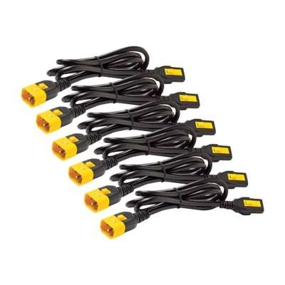 APC - Power cable - IEC 320 EN 60320 C13 - IEC 320 EN 60320 C14 - 1.22 m - black (pack of 6 ) #AP8704S-WW