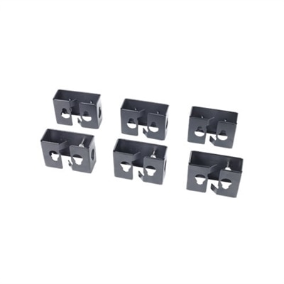APC Cable Containment Brackets with PDU Mounting - PDU mounting brackets - black - for NetShelter SX #AR7710
