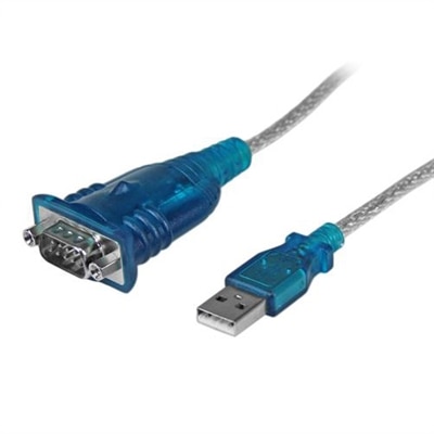 StarTech.com 1 Port USB to Serial RS232 Adapter - Prolific PL-2303 - USB to DB9 Serial Adapter Cable - RS232 Serial C...